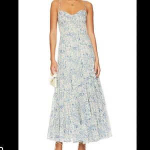 Free People Sundrenched Printed Maxi Dress
